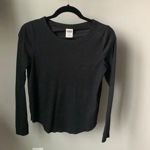 Victoria secret pink ribbed long sleeve